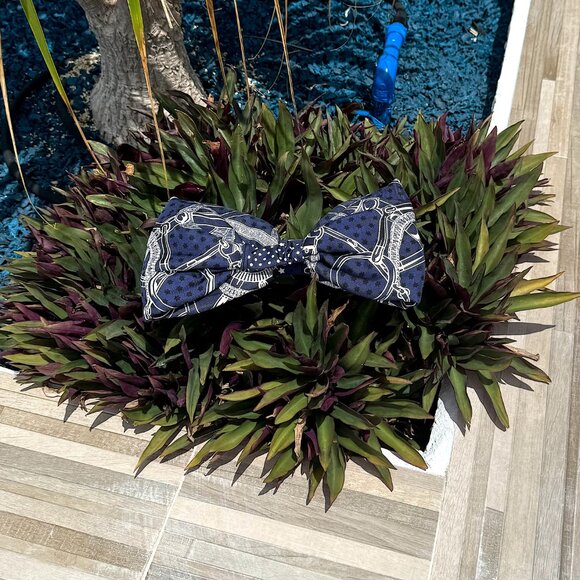 Hermes Hairband - 100% Silk- Size L - Like New Authentic - Picture 6 of 10